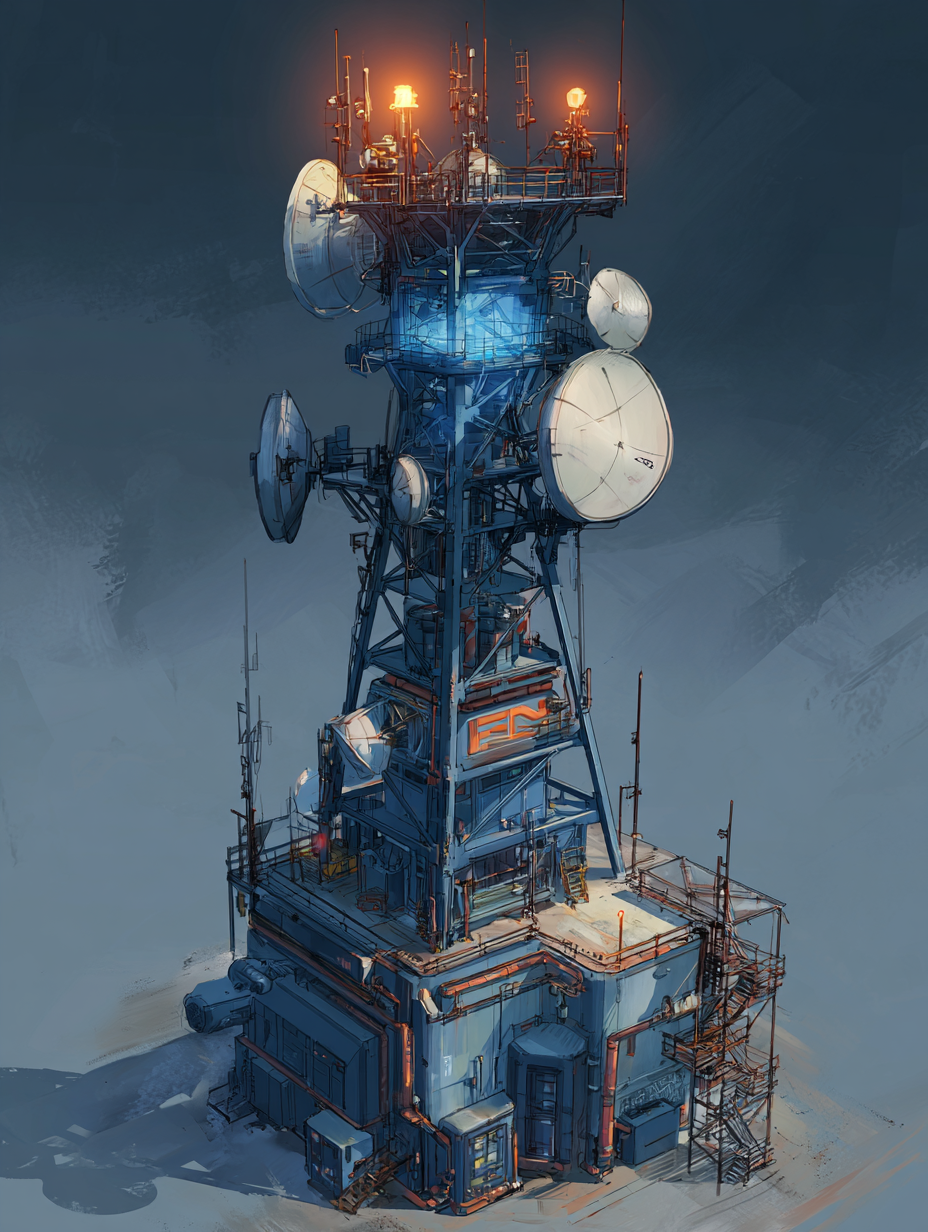 UNCC Orbital Uplink — superweapon relay tower